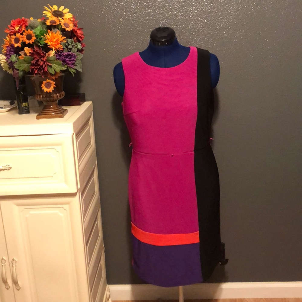 Women’s color block dress size 10
